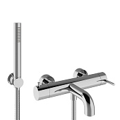 Treemme X-change mono Смеситель для ванны термостатический накладной с ручным душем, цвет: chrome IT6B00CCUPZZ