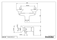 Treemme Zip Смеситель для душа накладной, цвет: chrome IT4956CCKPZZ