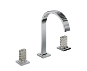 Treemme Kea Смеситель для раковины высокий на 3 отверстия, без д/к, высота излива 19,5, цвет: chrome IT7A16CCR_ZZ