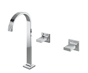 Treemme Kea Смеситель для раковины высокий на 3 отверстия, без д/к, высота излива 29,1, цвет: chrome RWIT3A85CCKO