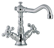 Treemme Romantica Смеситель для раковины, с д/к, длина излива 18 см, цвет: chrome IT3618CCPVZZ