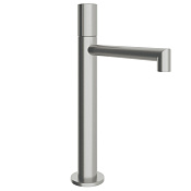 Treemme 28mm Смеситель для раковины высокий, без д/к, высота излива 16,8 см, цвет: нержавеющая сталь IT3B27ISG1ZZ