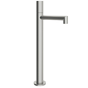 Treemme 28mm Смеситель для раковины высокий, без д/к, высота излива 24,3 см, цвет: нержавеющая сталь IT3B18ISGDZZ