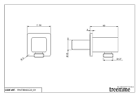 Treemme PA36 Шланговое подключение, цвет: chrome RWIT8B00CC20