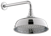 Treemme Showers Classic Верхний душ d20 см, 1 вид струи, кронштейн настенный 30,4 см, цвет: chrome IT0495CCZZZZ
