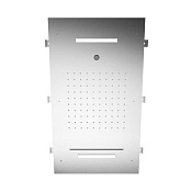 Treemme Showers Inox Потолочный душ встр. 70x40см, 3 вид струи, хромотерапия, цвет:нержавеющая сталь ITRTBR387IS