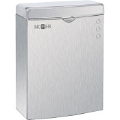 Nofer Ведро для мусора с крышкой подвесное, 5 литров, цвет: нержавеющая сталь брашированная 09002.S