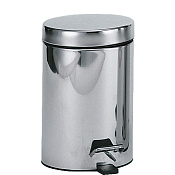 Nofer Ведро для мусора с педалью напольное, 20 литров, цвет: хром 09100.20.B
