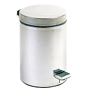 Nofer Ведро для мусора с педалью напольное, 20 литров, цвет: нержавеющая сталь 09100.20.S