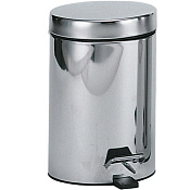 Nofer Ведро для мусора с педалью напольное, 30 литров, цвет: хром 09100.30.B