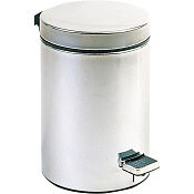 Nofer Ведро для мусора с педалью напольное, 30 литров, цвет: нержавеющая сталь 09100.30.S