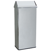 Nofer Ведро для мусора с крышкой напольное, 80 литров, цвет: хром 14075.80.B