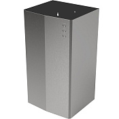 Nofer Ведро для мусора без крышки подвесное, 65 литров, цвет: нержавеющая сталь брашированная 14077.65.EVO.S