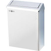 Nofer Ведро для мусора с крышкой подвесное, 23 литра, цвет: белый 14078.W