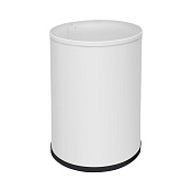 Nofer Ведро для мусора без крышки напольное, 12 литров, цвет: белый 14082.2.W