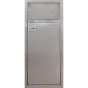 Nofer Ведро для мусора встраиваемое в стену, 31 литр, цвет: нержавеющая сталь 14103.S