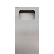 Nofer Ведро для мусора встраиваемое в стену, 16 литров, цвет: нержавеющая сталь 14106.P.S