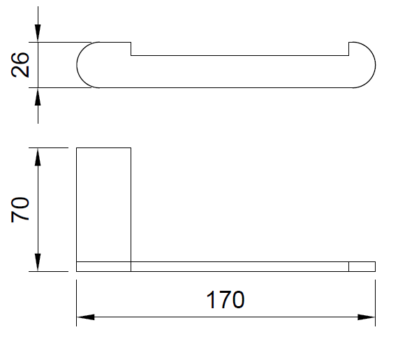 Nofer Capri Держатель запасных рулонов, подвесной, цвет: черный матовый 16229.N
