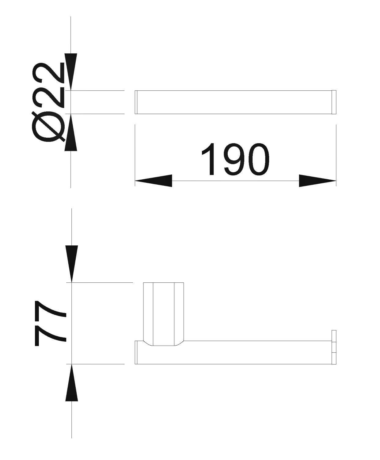 Nofer Santorini Держатель запасных рулонов, подвесной, цвет: хром 16334.B