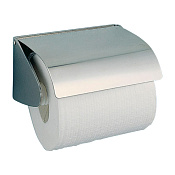 Nofer Classic Держатель туалетной бумаги с крышкой, подвесной, цвет: хром 05013.B