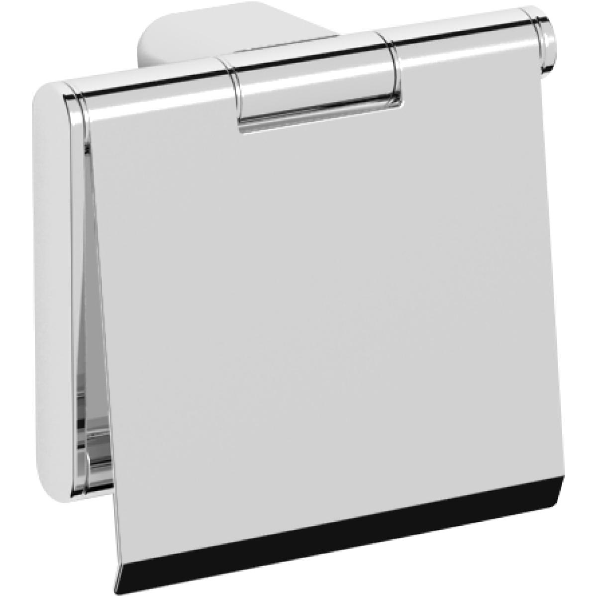Nofer Santorini Держатель туалетной бумаги с крышкой, подвесной, цвет: хром 16333.B