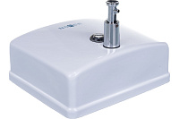 Nofer Дозатор для жидкого мыла, подвесной, цвет: белый 03004.W