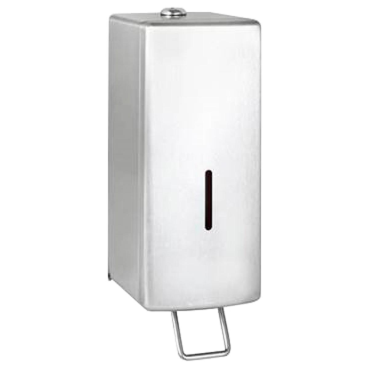 Nofer Дозатор для жидкого мыла, подвесной, цвет: нержавеющая сталь 03014.S