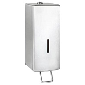 Nofer Дозатор для жидкого мыла, подвесной, цвет: нержавеющая сталь 03014.S