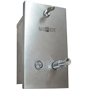 Nofer Дозатор для жидкого мыла, встраиваемый, цвет: нержавеющая сталь 03201.S