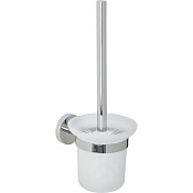 Nofer Niza Ершик для унитаза подвесной со стеклянной колбой, цвет: хром 16857.B