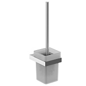 Nofer Corinto Ершик для унитаза подвесной со стеклянной колбой, цвет: хром 16937.B