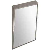 Nofer Зеркало подвесное 61x91,7h см, наклонное, без регул., цвет: нержавеющая сталь брашированная 08053.S