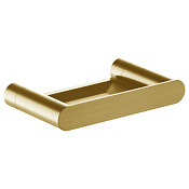 Nofer Verona Мыльница с чашей из нержавеющей стали, подвесная, цвет: золото брашированное 16875.G