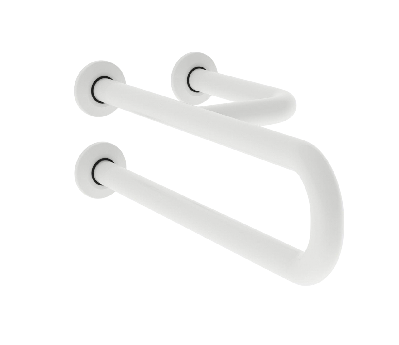 Nofer Поручень подвесной 23,5 см, цвет: белый 15048.W
