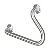 Nofer Поручень подвесной 40 см, цвет: нержавеющая сталь 15069.S