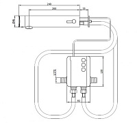Nofer Смеситель для раковины встраиваемый, сенсорный, цвет: хром 07361M.B