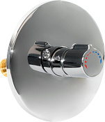 Nofer Смеситель для душа термостатический встраиваемый, внутренняя часть в комплекте, цвет: хром 07062.2.B