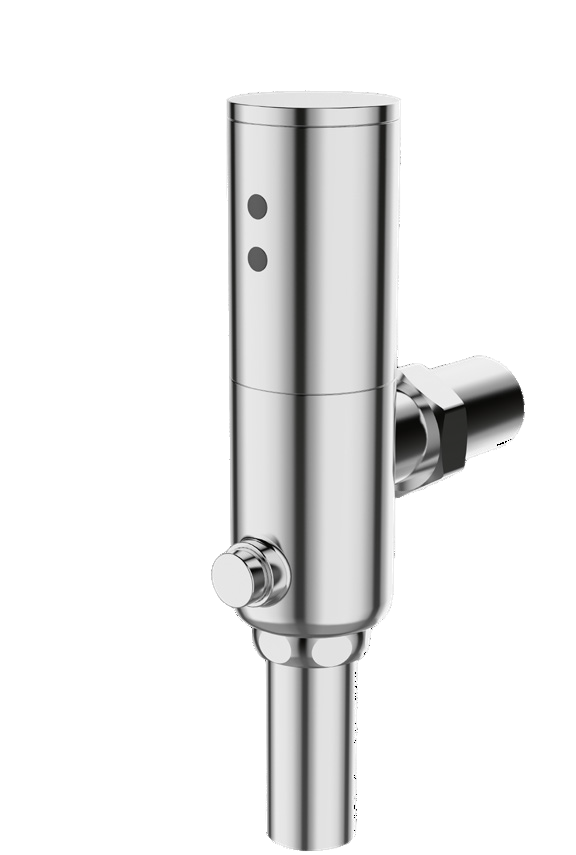 Nofer Смыв для унитаза, питание от батареек, цвет: хром 07293.B