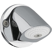 Nofer Душевая форсунка настенная 6,6x5,5h см, цвет: хром 07071.B