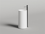 Salini Armonia Round 01 Раковина напольная 45х90h см, выпуск в пол, без перелива, цвет: RAL матовый 130421MF