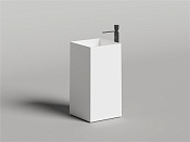 Salini Armonia Square 01 Раковина напольная 45х45х90h см, выпуск в пол, без перелива, цвет: RAL мат. 130521MF