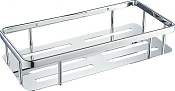 Wonzon & Woghand Полка-корзинка подвесная, прямоугольная 24,5 см, цвет: хром глянцевый WW-4131