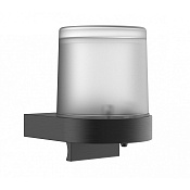 Wonzon & Woghand Дозатор для жидкого мыла, подвесной, стеклянная колба, цвет: темный графит WW-5251-GM