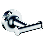 Wonzon & Woghand Simple Крючок для ванной, двойной, подвесной, цвет: хром глянцевый WW-6525