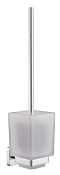 Wonzon & Woghand Still Ершик для унитаза подвесной со стеклянной колбой, цвет: хром глянцевый WW-6629