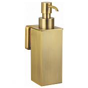 Wonzon & Woghand Roma Дозатор для жидкого мыла подвесной, латунная колба, цвет: бронза брашированная WW-7232