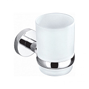 Wonzon & Woghand Easy Стакан подвесной, стеклянный, цвет: хром глянцевый WW-8121