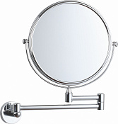 Wonzon & Woghand Easy Косметические зеркала подвесное, телескопическое, цвет: хром глянец WW-8158