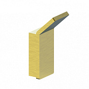 Wonzon & Woghand Lotte Крючок для ванной, одинарный, подвесной, цвет: брашированное золото WW-8315A-BG