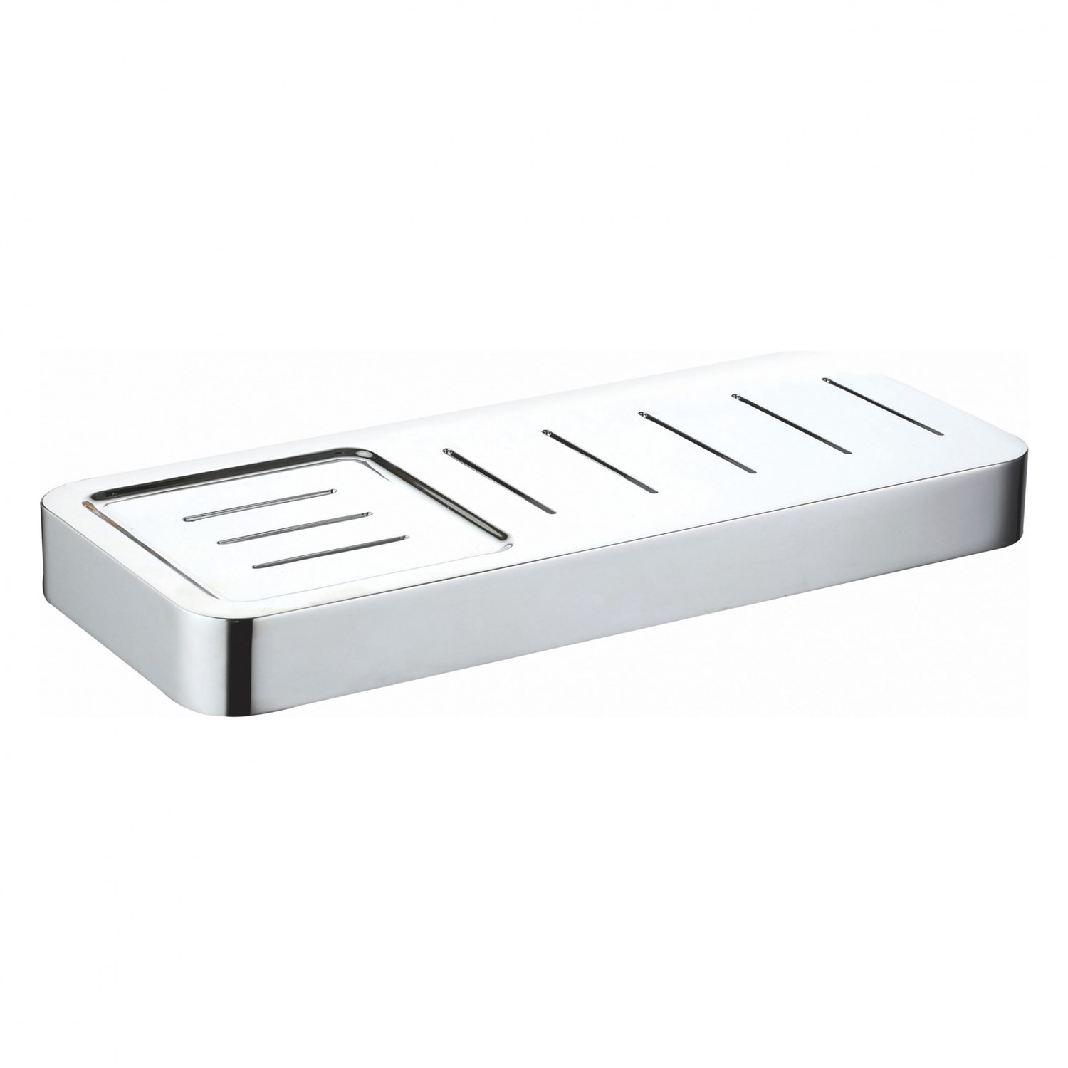 Wonzon & Woghand Lotte Мыльница монолитная, подвесная, цвет: хром глянцевый WW-8332